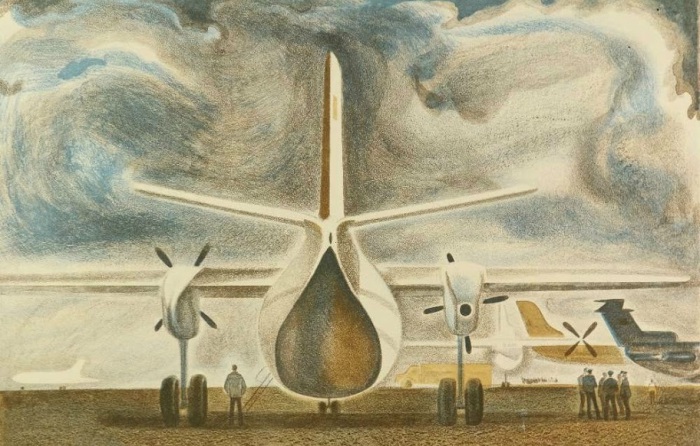 Глебова Эмилия Ивановна (Россия, 1939) «Перед полетом. На взлетно-посадочной полосы» 1973 Глебова Эмилия Ивановна (Россия, 1939) «Перед полетом. На взлетно-посадочной полосы» 1973