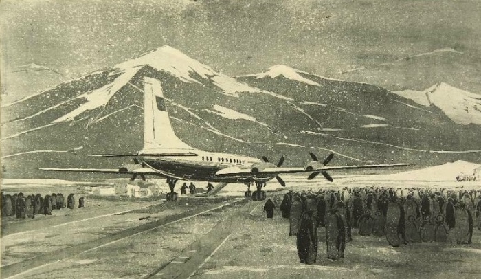 Колосков Владимир Георгиевич (Россия, 1924), «Аэрофлот в Антарктиде. Пингвины» Колосков Владимир Георгиевич (Россия, 1924), «Аэрофлот в Антарктиде. Пингвины»