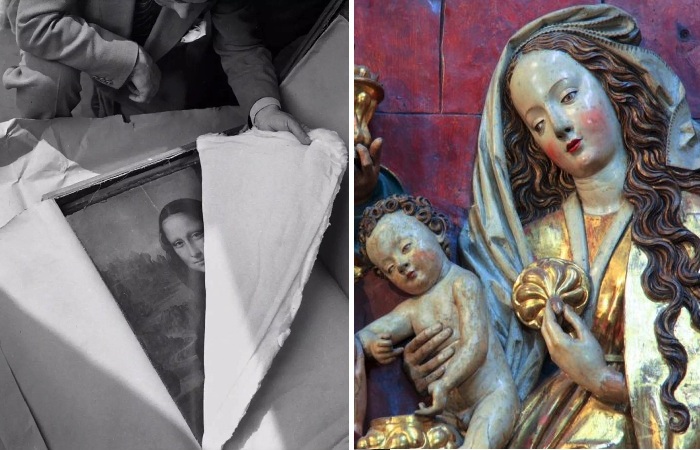 Предметы искусства, спасенные во Второй мировой войне. Предметы искусства, спасенные во Второй мировой войне.