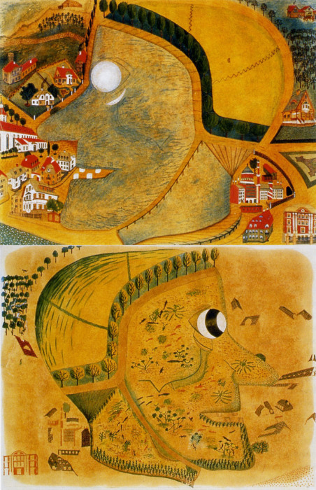 Голова ведьмы. Автор – больной шизофренией Август Наттерер, 1915 год. | Фото: commons.wikimedia.org. Голова ведьмы. Автор – больной шизофренией Август Наттерер, 1915 год. | Фото: commons.wikimedia.org.