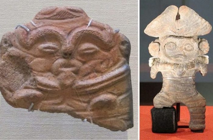 Статуэтки времен конца японского периода Дзёмон (14 000 - 400 г.г. до н.э.). Статуэтки времен конца японского периода Дзёмон (14 000 - 400 г.г. до н.э.).