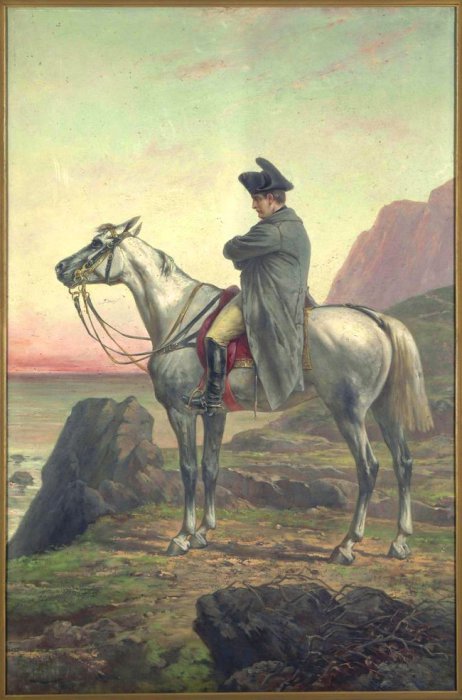 Портрет Наполеона на острове Святой Елены. Pichat Olivier. | Фото: themiscyra.wordpress.com. Портрет Наполеона на острове Святой Елены. Pichat Olivier. | Фото: themiscyra.wordpress.com.