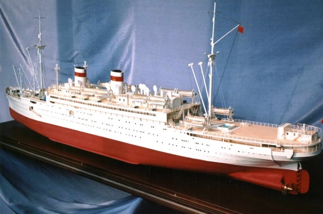 Модель теплохода *Адмирал Нахимов* | Фото: aif.ru