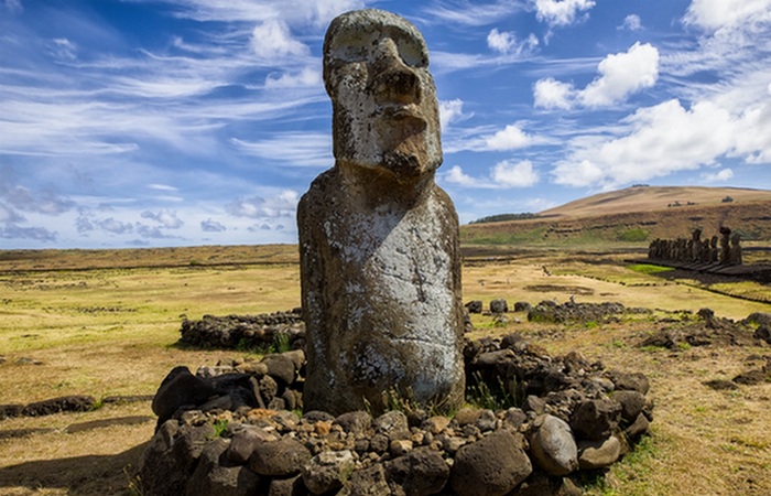 Бородатый моаи. Бородатый моаи.