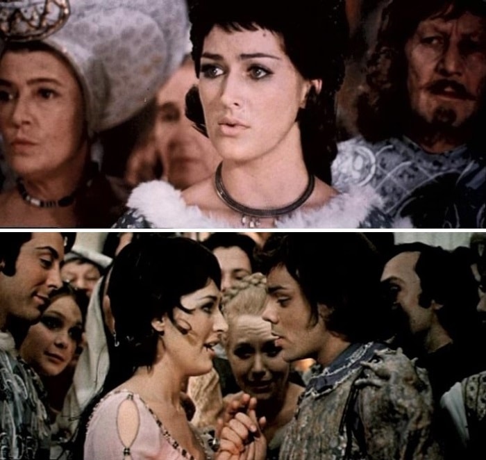 Галина Логинова и Константин Райкин в фильме *Много шума из ничего*, 1973 | Фото: kino-teatr.ru Галина Логинова и Константин Райкин в фильме *Много шума из ничего*, 1973 | Фото: kino-teatr.ru