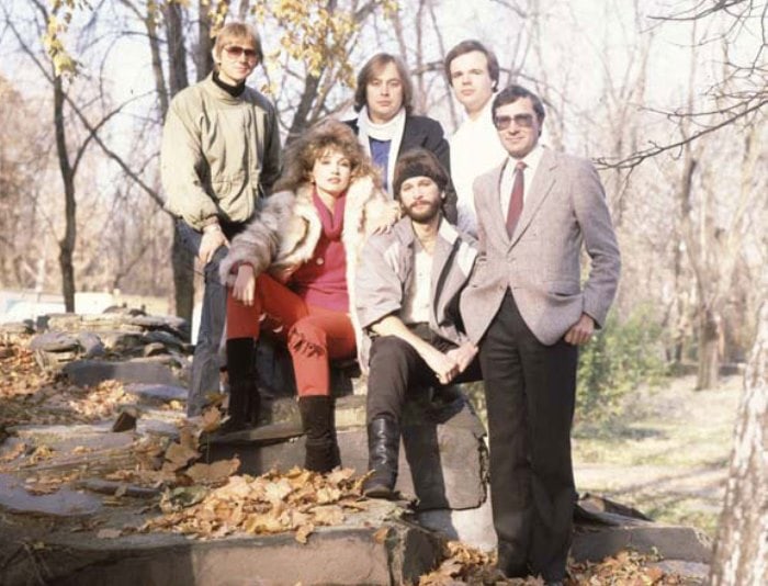 Первый состав группы *Электроклуб* | Фото: v-saltykov.com Первый состав группы *Электроклуб* | Фото: v-saltykov.com