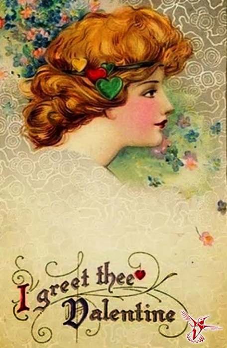 Поздравительная открытка ко Дню Святого Валентина XIX века. | Фото: vestnikk.ru. Поздравительная открытка ко Дню Святого Валентина XIX века. | Фото: vestnikk.ru.