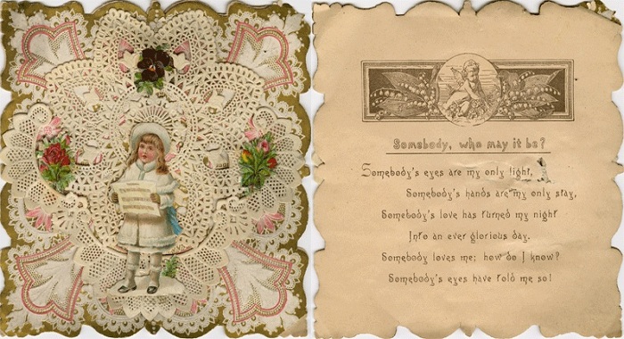 Валентинка, украшенная кружевами. | Фото: mafrance.ru. Валентинка, украшенная кружевами. | Фото: mafrance.ru.