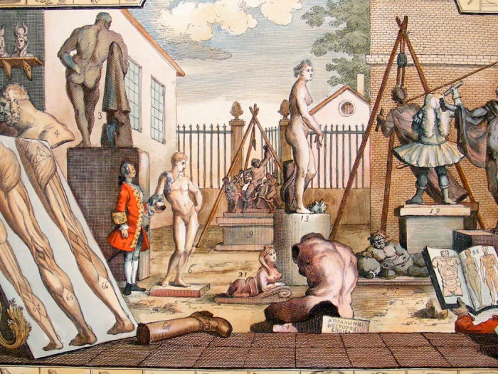 Иллюстрация из «Анализа красоты», раскрашенная вручную. | Фото: albion-prints.com.