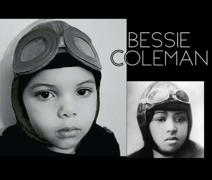 Лола в образе Бесси Колман. Автор: Cristi Smith-Jones. Лола в образе Бесси Колман. Автор: Cristi Smith-Jones.