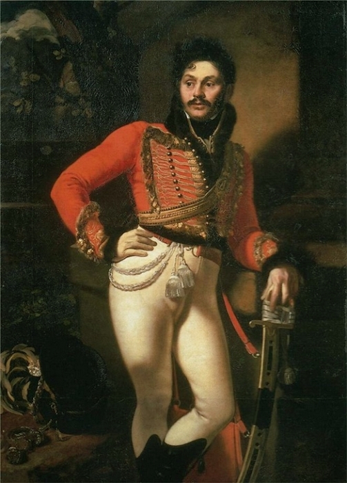 Портрет полковника лейб-гвардии Гусарского полка Дениса Давыдова. О. Л. Кипренский, 1809 год. | Фото: savepic.net. Портрет полковника лейб-гвардии Гусарского полка Дениса Давыдова. О. Л. Кипренский, 1809 год. | Фото: savepic.net.