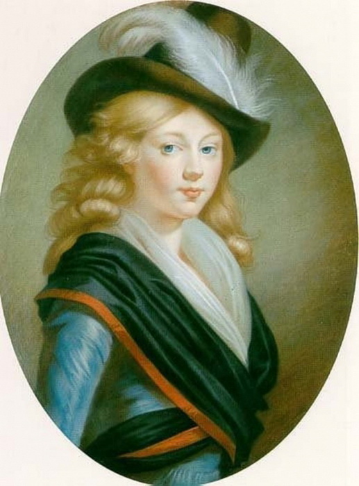 Портрет принцессы Луизы-Марии Августы Баденской в юности. Неизвестный художник Портрет принцессы Луизы-Марии Августы Баденской в юности. Неизвестный художник