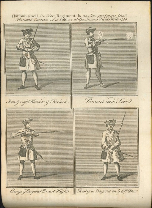 Ханна Снелл демонстрирует ружейные приемы. | Фото: raunerlibrary.blogspot.com. Ханна Снелл демонстрирует ружейные приемы. | Фото: raunerlibrary.blogspot.com.