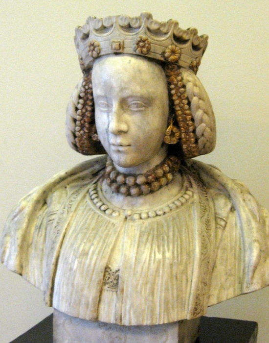 Бюст Барбары Радзивилл./фото: drealmp.fr Бюст Барбары Радзивилл./фото: drealmp.fr