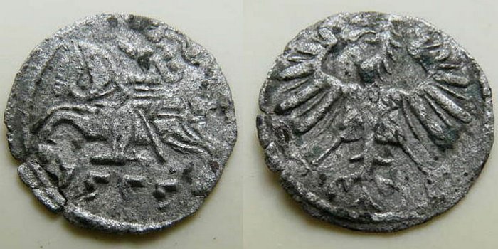 Литовский денарий 1555 (Сигизмунд II Август)./фото: bigcoincollect.com Литовский денарий 1555 (Сигизмунд II Август)./фото: bigcoincollect.com