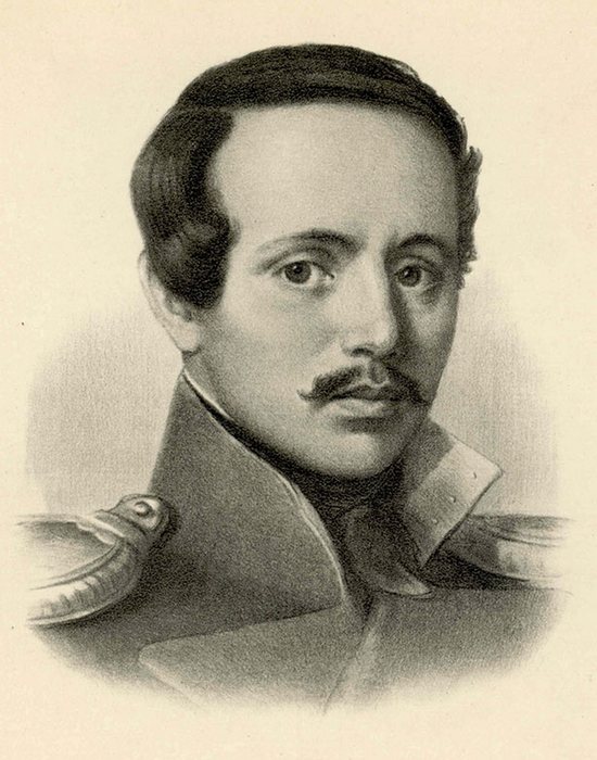 М.Лермонтов. Литография В. Бахмана (1860 г.) по акварели К.А. Горбунова.