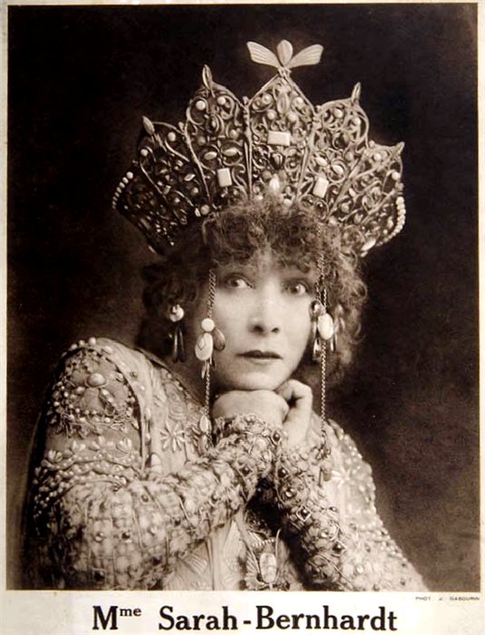 Сара Бернар - французская актриса. | Фото: kolybanov.livejournal.com.