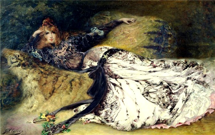 Портрет Сары Бернар. Кларин Георг Жюль Виктор, 1871 год. | Фото: kolybanov.livejournal.com.