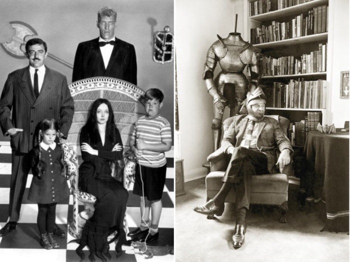 Кадр из ситкома *Семейка Аддамс* Кадр из ситкома *Семейка Аддамс*