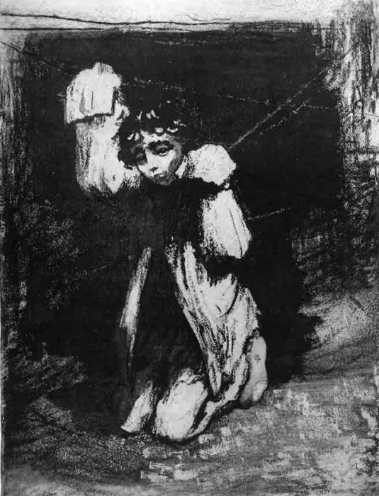 Из серии офортов «Минское гетто». Из серии офортов «Минское гетто».