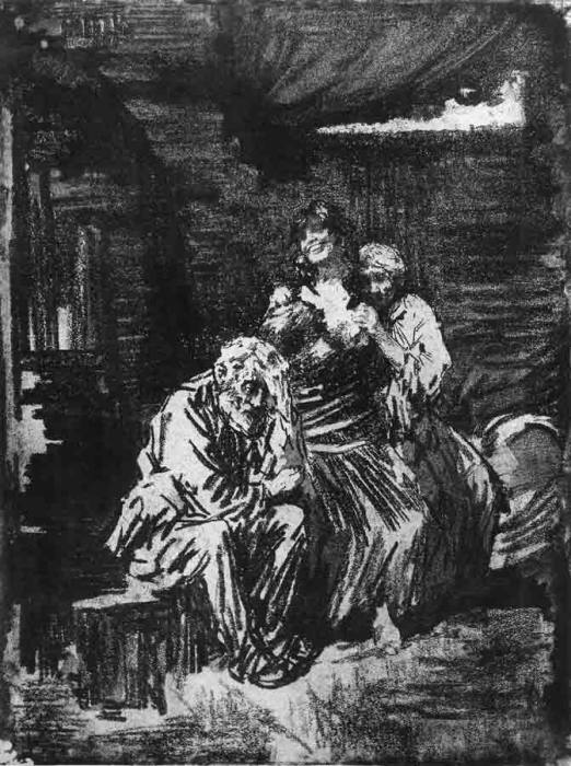 Из серии офортов «Минское гетто». Из серии офортов «Минское гетто».