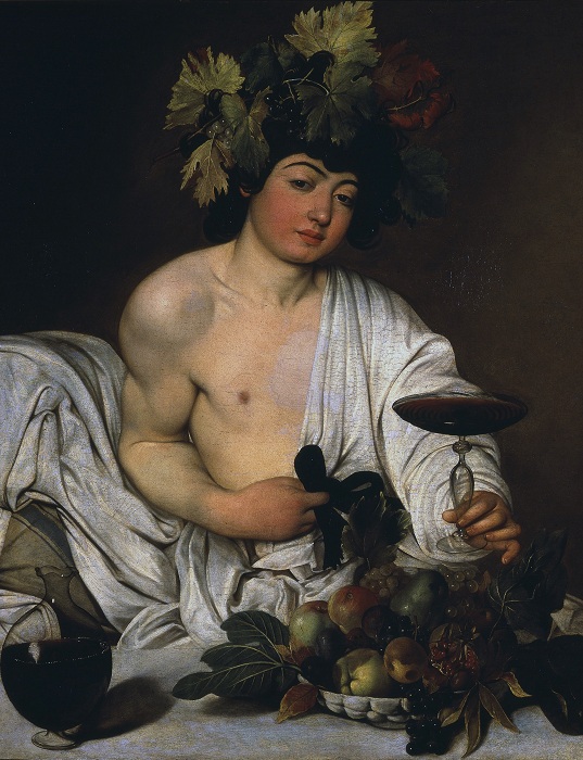 Вакх. Караваджо, ок. 1596 г. | Фото: ru.wikipedia.org. Вакх. Караваджо, ок. 1596 г. | Фото: ru.wikipedia.org.