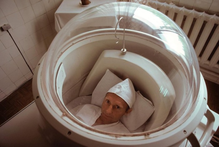 Лечение кислородом в санатории близ Риги. 