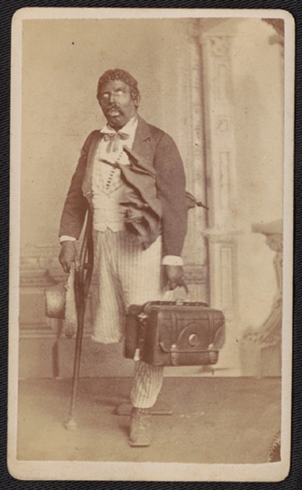 Одноногий инвалид. Одноногий инвалид.