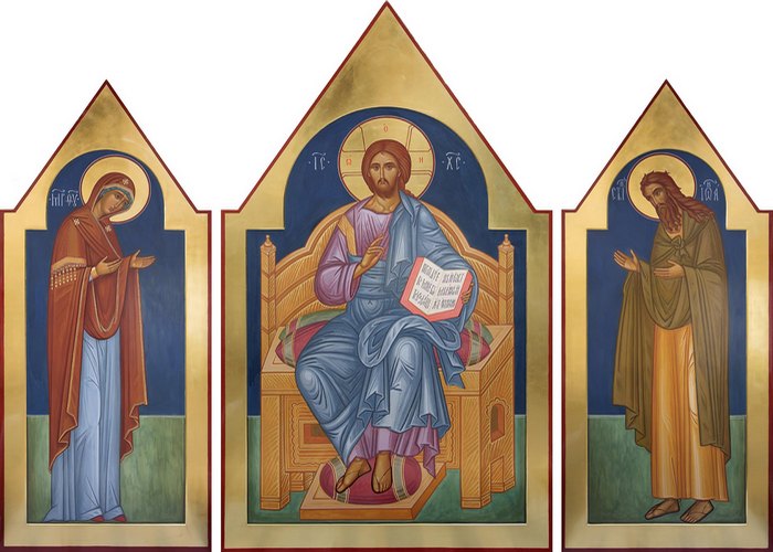 Деисусный ряд иконостаса./ Фото: ikanaev.ru Деисусный ряд иконостаса./ Фото: ikanaev.ru