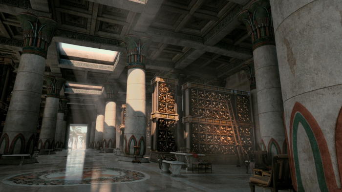 В книгохранилище Александрийской библиотеки. | Фото: jp.pinterest.com. В книгохранилище Александрийской библиотеки. | Фото: jp.pinterest.com.