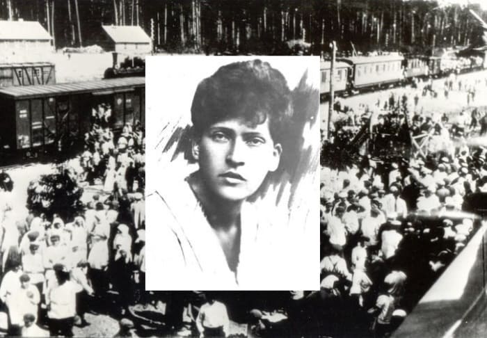 На станции Унеча Фрума Хайкина чувствовала себя полноправной хозяйкой | Фото: bryanskzem.ru и svoboda.fm