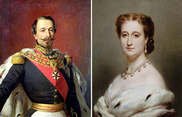 Последняя императорская чета Франции: Наполеон III и графиня Теба. Последняя императорская чета Франции: Наполеон III и графиня Теба.