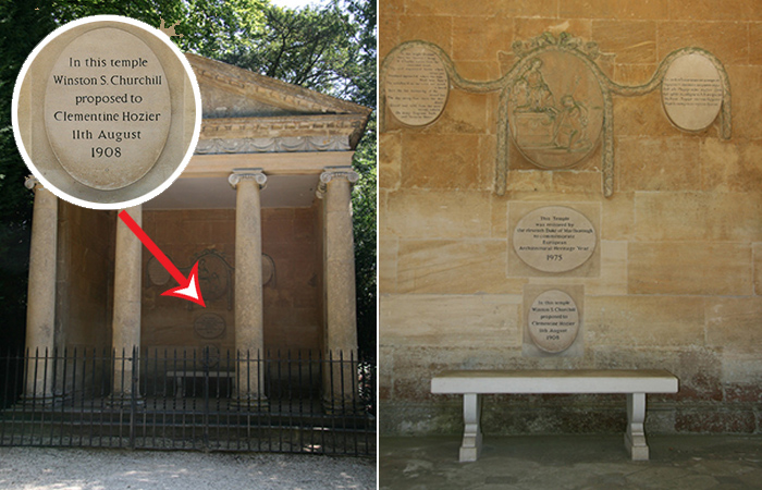 Храм Дианы - место, где Черчиль сделал предложение своей будущей жене. Храм Дианы - место, где Черчиль сделал предложение своей будущей жене.