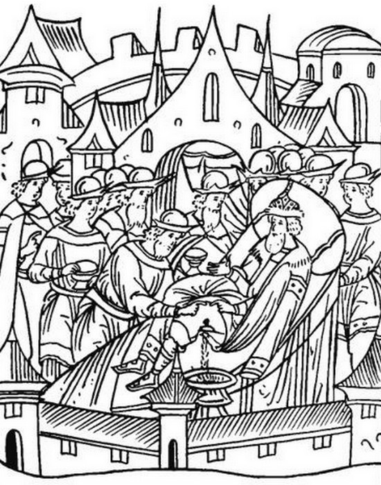 Болезнь великого князя Василия Ивановича./ Фото: arfon.narod.ru Болезнь великого князя Василия Ивановича./ Фото: arfon.narod.ru