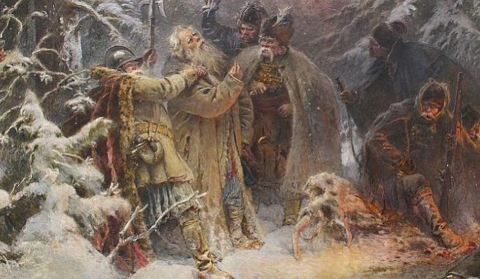 Иван Сусанин. К. Е. Маковский, 1914 год. | Фото: weekend.rambler.ru. Иван Сусанин. К. Е. Маковский, 1914 год. | Фото: weekend.rambler.ru.