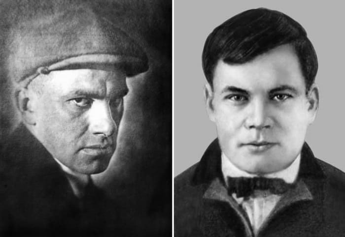 Владимир Маяковский и Майк Йогансен | Фото: mykharkov.info и 2day.kh.ua Владимир Маяковский и Майк Йогансен | Фото: mykharkov.info и 2day.kh.ua