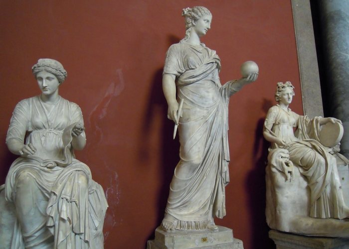 Музеи Ватикана: «Зал муз». Музеи Ватикана: «Зал муз».