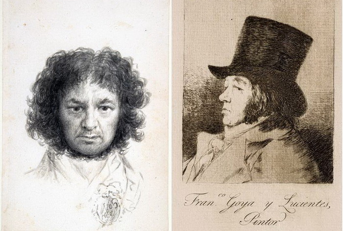 Франсиско Гойя. Автопортреты.