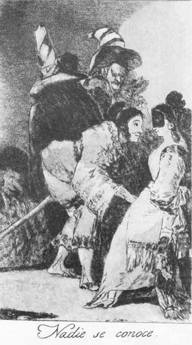 Франсиско Гойя. Никто никого не знает.