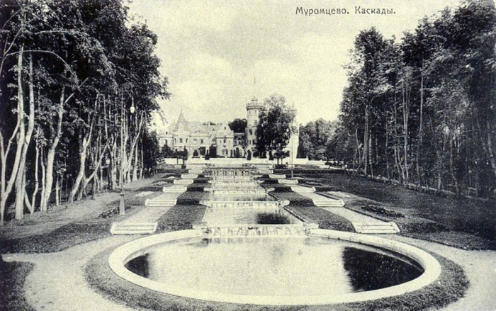 Серия открыток. Каскад прудов в парке. Серия открыток. Каскад прудов в парке.