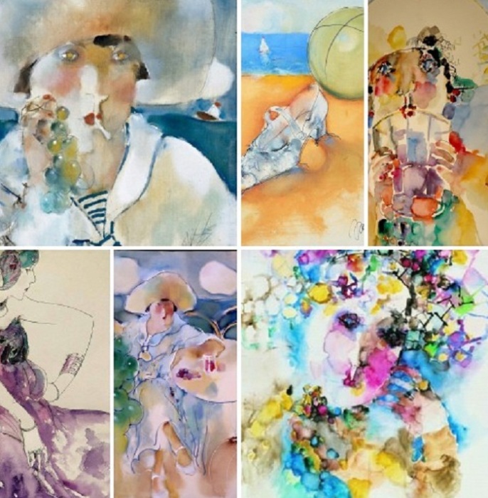 Изысканность, тонкость, легкость акварелей Хамдамова Изысканность, тонкость, легкость акварелей Хамдамова