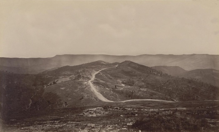 Вид Круглой батареи в 1877 году. Вид Круглой батареи в 1877 году.