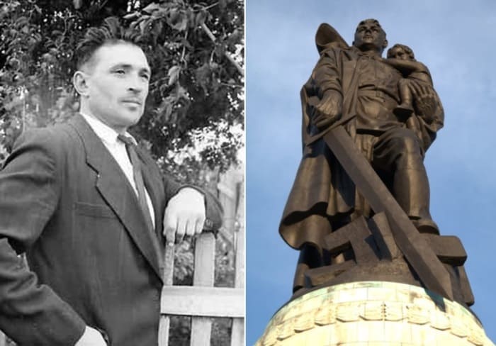 Николай Масалов – прототип Воина-освободителя | Фото: elbrusoid.org и mk.ru