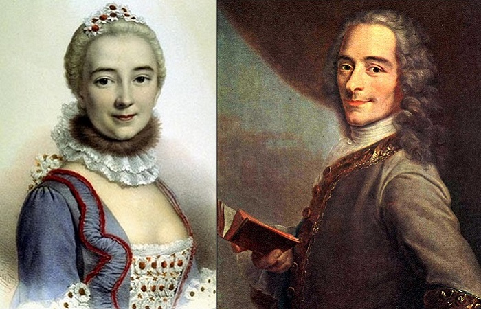 Эмилия дю Шатле и Вольтер. Эмилия дю Шатле и Вольтер.