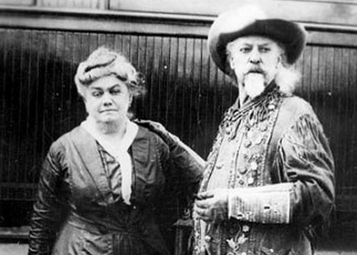 Буффало Билл и его жена Луиза. Буффало Билл и его жена Луиза.