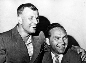 Юрий Гагарин и Георгий Мосолов