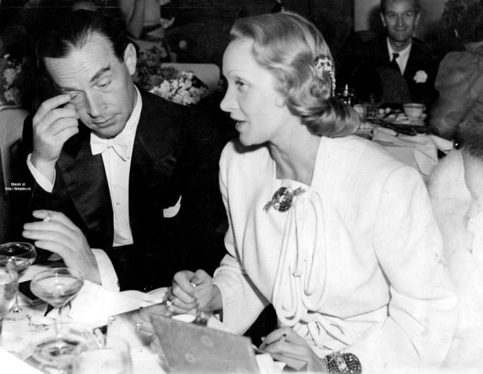 Эрих Мария Ремарк и Марлен Дитрих.