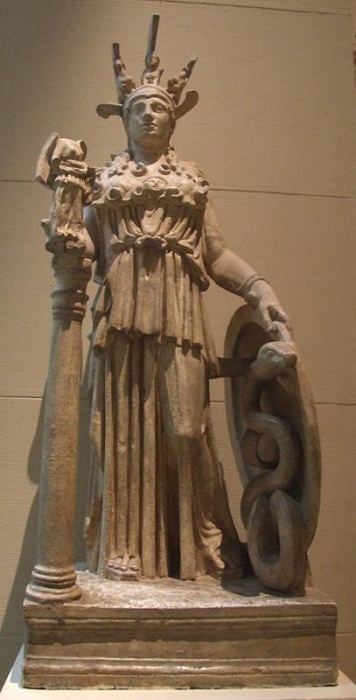 Римская копия Афина Варвакион Римская копия Афина Варвакион