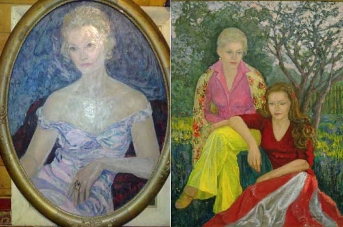 Н. Малахов. Слева – *Портрет жены*, 1974. Справа – *Сестры* (Валентина Яшина и ее сестра), 1975-1978 | Фото: malahov.ibser.ru Н. Малахов. Слева – *Портрет жены*, 1974. Справа – *Сестры* (Валентина Яшина и ее сестра), 1975-1978 | Фото: malahov.ibser.ru