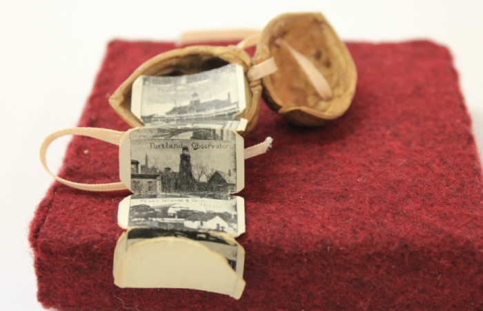 Крошечная книга путешествий с фотографиями штата Мэн, США. Начало ХХ века.